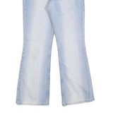 LEVI'S Womens Regular Fit Flared Denim Light Blue W30 L30 525 04 Zip Cotton