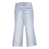 LEVI'S Womens Regular Fit Flared Denim Light Blue W30 L30 525 04 Zip Cotton