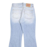 LEVI'S Womens Regular Fit Flared Denim Light Blue W30 L30 525 04 Zip Cotton