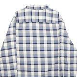 NAUTICA Mens Blue & White Check Shirt XL Button Down Cotton Long Sleeve Casual