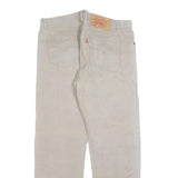LEVI'S 501 Mens Grey Regular Straight Denim Cotton Light W34 L30 Button Fly