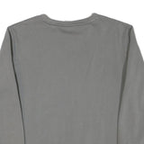 PUMA Mens Grey Cotton Blend Crew Neck M Sweatshirt Logo Print