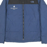 THE NORTH FACE Womens Blue & Black Zip Jacket XL Polyester Blend Outdoor Padded
