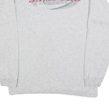 JANSPORT Mens Grey Samford University Long Sleeve Crew Neck T-Shirt M Cotton