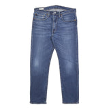 LEVI'S 502 Big E Mens Jeans Blue Slim Straight Denim Medium W34 L27 Classic Fit