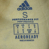 Adidas Camo Football Shirt - Small Yellow Polyester