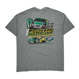Carl Edwards 2007 Champion Chase Authentics Nascar T-Shirt - XL Gray Cotton Blend