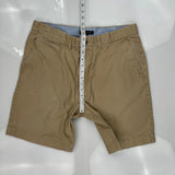 Tommy Hilfiger Chino Shorts - 34W 9L Beige Cotton
