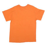 DELTA Mens Orange Tim Lincecum Graphic T-Shirt L Short Sleeve Crew Neck Baseball