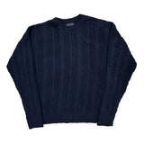 Made In USA Gant Sweater - Large Navy Cotton