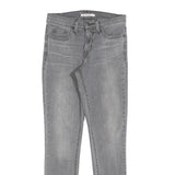 LEVI'S Womens Slim Grey Denim 311 Jeans W26 L29 Stylish Cotton Blend Zip Closure