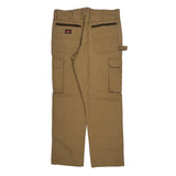 Wrangler Cargo Carpenter Trousers - 36W 32L Brown Cotton