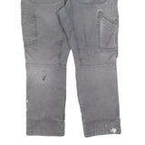 CARHARTT Mens Cotton Blend Grey Relaxed Fit Straight Leg Trousers W36 L27