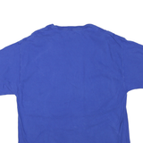 CHAMPION Mens Blue Crew Neck T-Shirt 2XL Short Sleeve Cotton Blend Casual