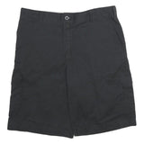 DICKIES Mens Black Cargo Shorts XL W38 Polyester Blend Workwear Casual