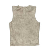 The North Face Fleece Gilet - Small Cream Polyester