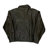Members Only Leather Jacket - XL Black Leather