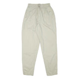 SYCAMORE Womens Cotton Blend Beige Relaxed Tapered Trousers W24 L29 Casual