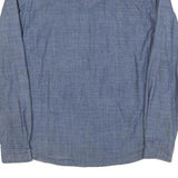 LEVI'S Mens Blue Cotton Blend Shirt S Classic Western Style Button Closure