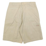 DICKIES Mens Shorts Beige Casual Plain L W36 Workwear Durable Cotton Blend