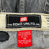 Ecko Unltd Hip Hop Carpenter Pants - 38W 30L Acid Wash Cotton