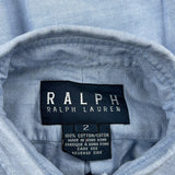 Ralph Lauren Shirt - 2XS Blue Cotton