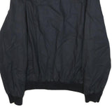 LONGHI Mens Black Reversible Cotton Blend Button Jacket XL Plain Stylish