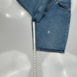 Levis Denim Shorts - 30W 9L Blue Cotton