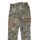 SOLOGNAC Mens Polyester Blend Camouflage Slim Straight Trousers W30 L30 Outdoor