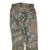 SOLOGNAC Mens Polyester Blend Camouflage Slim Straight Trousers W30 L30 Outdoor