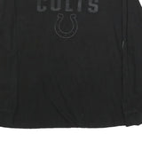 MAJESTIC Mens Black Indianapolis Colts Graphic T-Shirt XL Long Sleeve Crew Neck