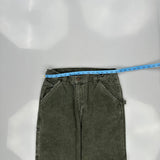 Unbranded Cord Pants - 31″ Waist Green Cotton