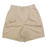 LIZ CLAIRBORNE Womens Beige Casual Shorts M W28 Cotton Blend Comfortable Fit