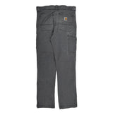 Carhartt Carpenter Pants - 30W 32L Gray Cotton