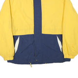 PACIFIC TRAIL Mens Yellow & Navy Classic Jacket L Polyester Blend Zip Outdoor