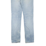 LEVI'S 511 Slim Womens Jeans Light Blue Regular Fit Denim W34 L34 Zip Cotton