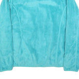 THE NORTH FACE Womens Blue Polyester Fleece Jacket L Lightweight Warm Casual