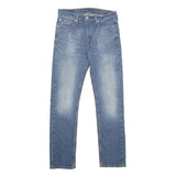 LEVI'S 513 Mens Slim Jeans Blue Denim W31 L32 Classic Zip Cotton Blend
