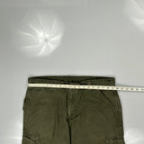Carhartt Cargo Trousers - 38W 32L Green Cotton