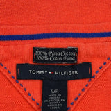 Tommy Hilfiger Argyle Jumper - Small White Cotton