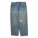 Southpole Wide Leg Jeans - 34W 30L Light Wash Denim