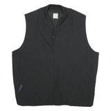 WORKRITE Mens Black Zip Jacket XL Polyester Blend Plain Workwear