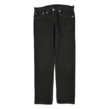 Levis 505 Jeans - 36W 31L Black Cotton