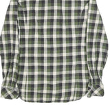 DIESEL Mens Green & Black Check Shirt S Casual Cotton Long Sleeve Buttons
