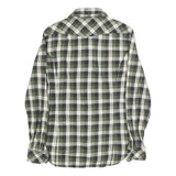 DIESEL Mens Green & Black Check Shirt S Casual Cotton Long Sleeve Buttons