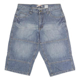 JEANS LINE Mens Shorts Blue Denim M W36 Casual Cotton Comfortable