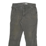 CARHARTT Mens Cotton Blend Grey Relaxed Fit Straight Leg Trousers W32 L30