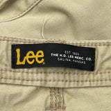 Lee Cargo Cargo Shorts - 38W 10L Beige Cotton