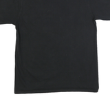 CHAMPION Mens Black Graphic T-Shirt XL Short Sleeve Crew Neck Logo Embroidered
