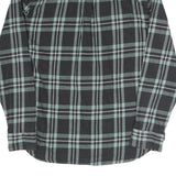 VANS Mens Black & Green Check Shirt M Cotton Blend Long Sleeve Casual